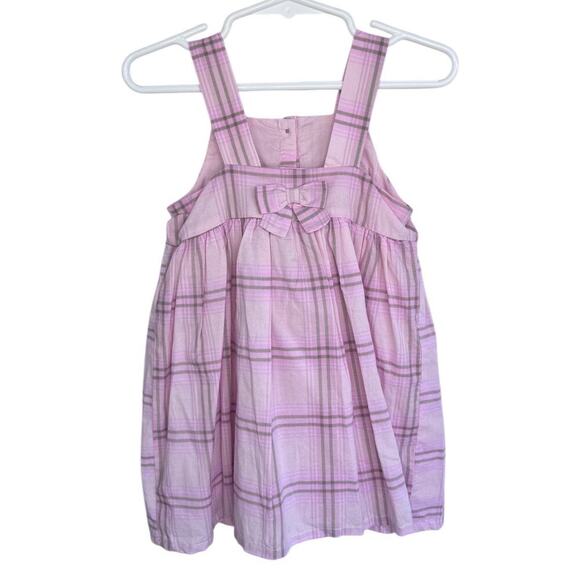 NWT - OshKosh Pinl Plaid Tank Dress with Bloomers - Size 18 months - Picture 2 of 4